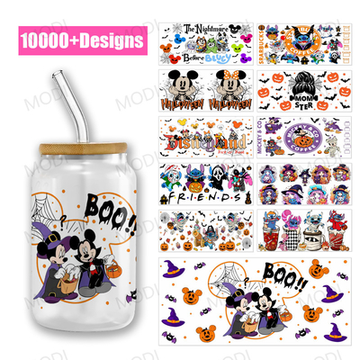 購入 UV DTF カップラップ グラス タンブラーのための転送 ハロウィーン カップステッカーデザイン online manufacture