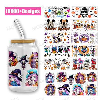 comprare Trasferimenti UV DTF per Halloween Disegni di avvolgimento di tazze su tamponi di vetro per decorazioni natalizie online manufacture