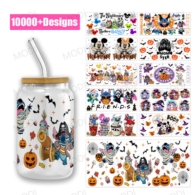acheter Des conceptions rapides et faciles d'emballage de tasses d'Halloween avec transfert de DTF UV pour les tampons en verre online manufacture