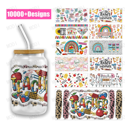 Stampa UV di alta qualità Giornata della mamma UV DTF Coppa Wrap Transfer Tumbler Wrap Custom Design Transfer Sticker per tazze